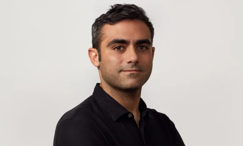 Portrait of entrepreneur and investor Michael Polansky against a plain white background.