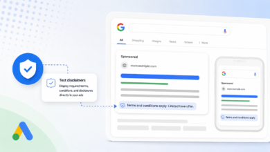 Google updates Search ad text disclaimer guidelines