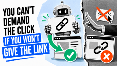 Why Won’t You Share the Link If You Demand the Click?