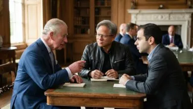 King Charles Hosts AI Summit With Huang and Hassabis