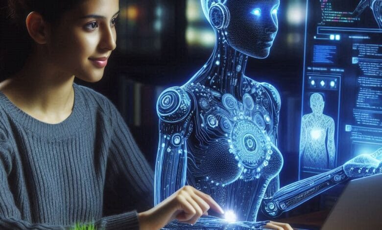 AI and Human collaborating