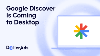 Desktop Google Discover Now Features RollerAds
