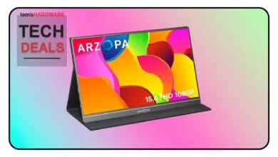 15.6" IPS Portable Monitor: Just $69 (36% Off) for Back to School
