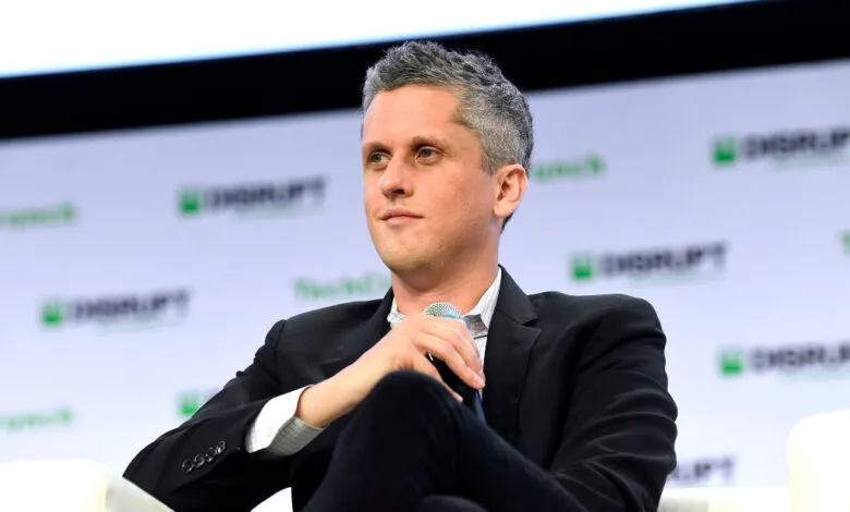 Aaron Levie, Box CEO, speaks at TechCrunch Disrupt 2019.