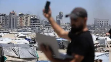 Internet and Landline Services Down in Gaza Amid Israeli Strikes
