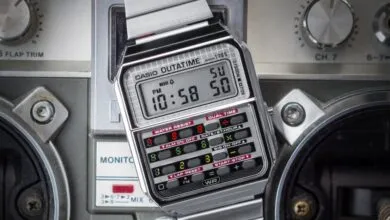 Casio's '80s-Inspired Back to the Future Calculator Watch