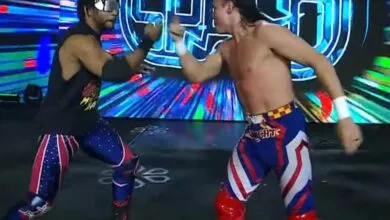 AEW Star's Ring Gear Blunder at Worlds End