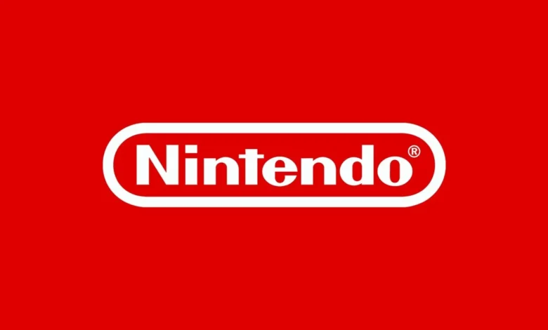The Nintendo logo, white text on a red background.