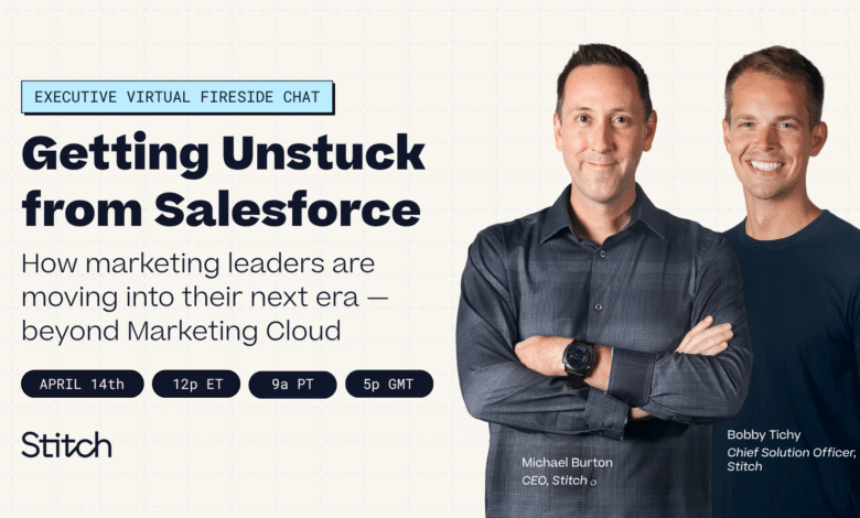 Stitch Executive Virtual Fireside Chat: Getting Unstuck from Salesforce