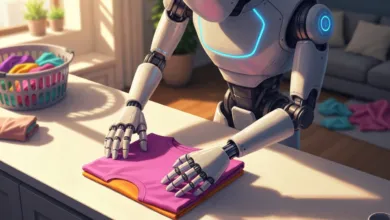 AI learns from videos of everyday tasks like folding laundry