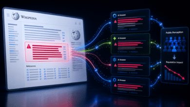 How Wikipedia errors spread into AI search results