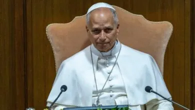 Pope Leo urges humanity to stay ‘profoundly human’ in AI era