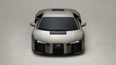 Audi reveals mid-engined V8 plug-in hybrid Nuvolari