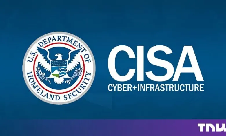 CISA and US Department of Homeland Security logo on a blue background