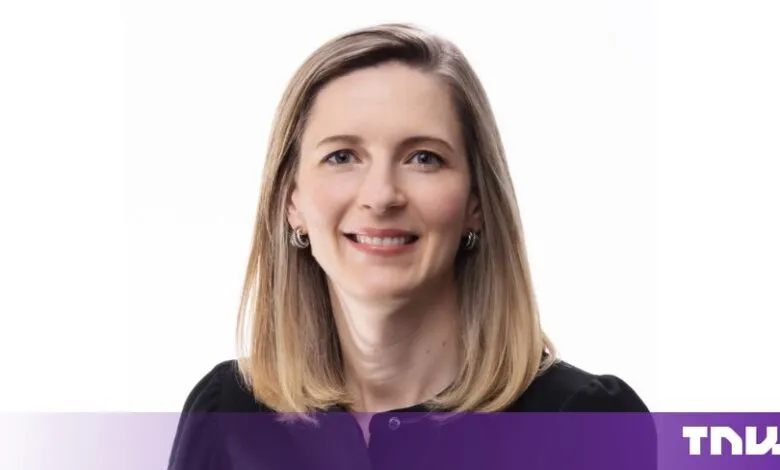 Julia Brau Donnelly, CFO of Pinterest, smiling in a professional headshot