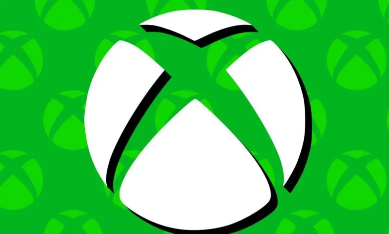 Large white Xbox logo centered over a vibrant green background patterned with smaller green Xbox logos.