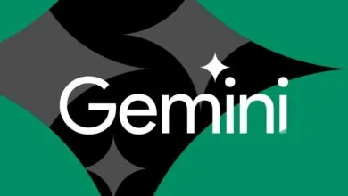 Google Gemini logo featuring the word Gemini in white text with a glowing four-pointed star