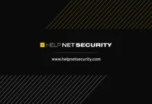 Help Net Security logo with a yellow plus icon on a black background with diagonal lines.