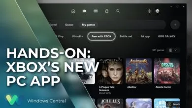 Screenshot of the updated Xbox PC app interface displaying game library and filters.
