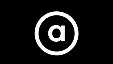 A stylized white lowercase letter a enclosed in a white circle against a solid black background.